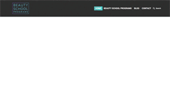 Desktop Screenshot of beautyschoolprograms.com